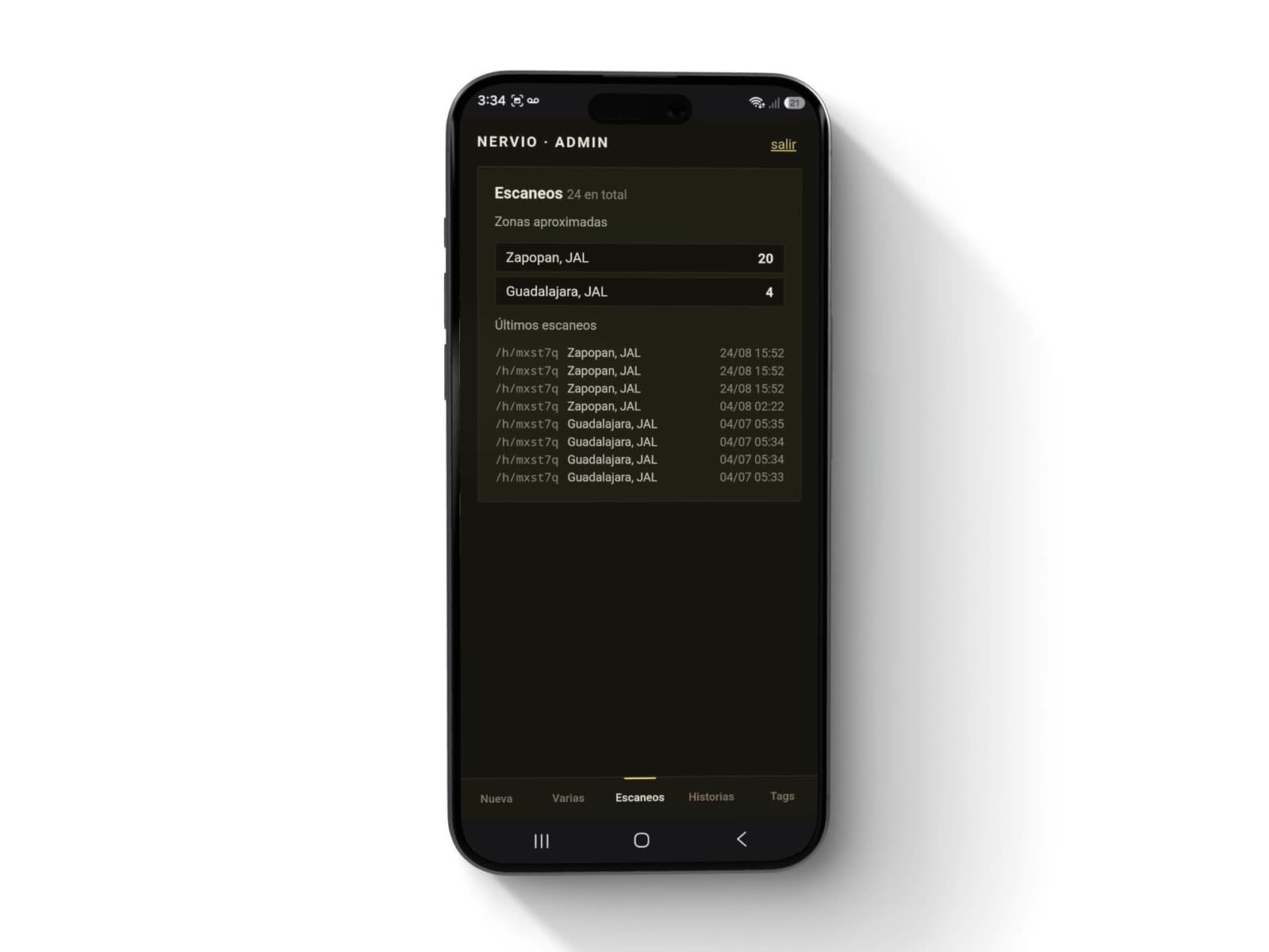 NERVIO — pieza 4